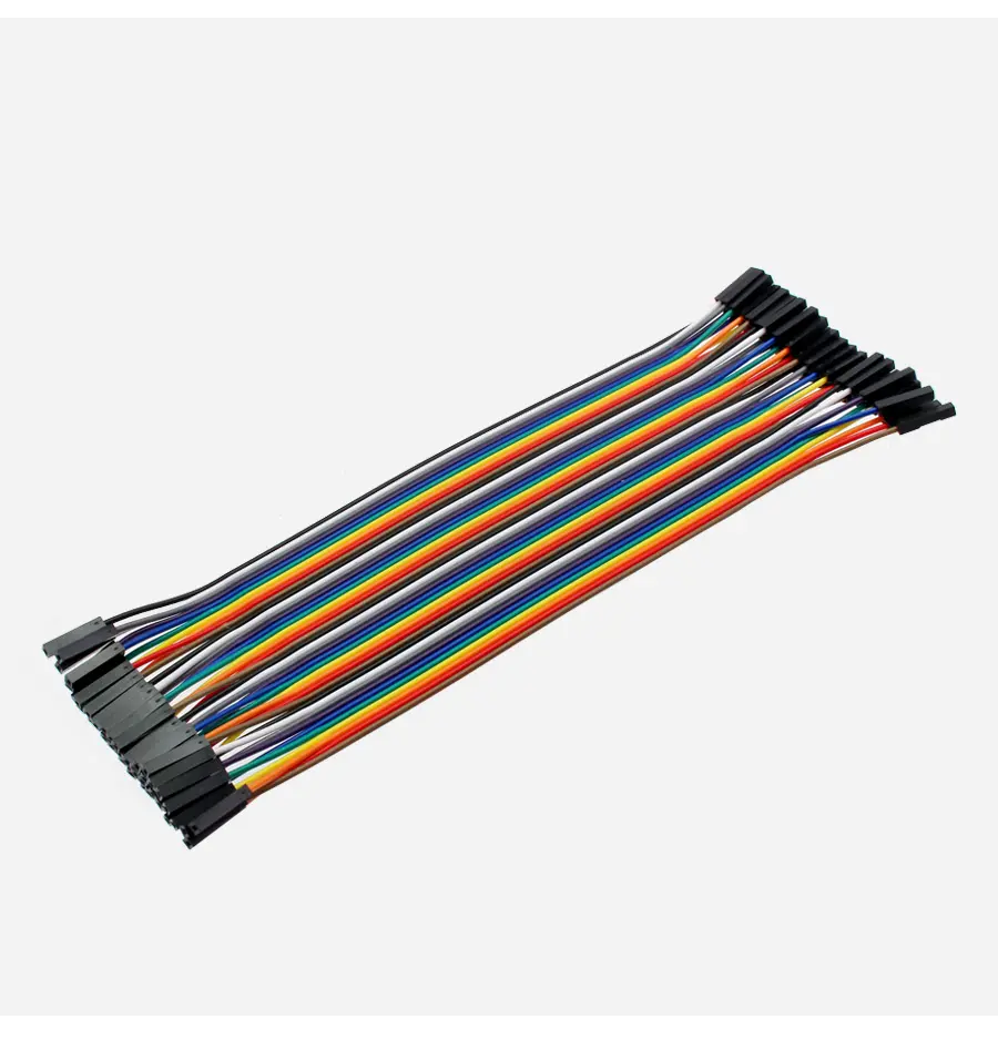 26AWG 2.54mm Dupont Jumper Cables 20/30cm 2~10Pin Female Breadboard GPIO Arduino 
