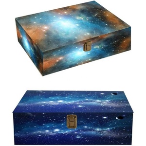 Quà Tặng tùy chỉnh thông tự nhiên hộp gỗ với bản lề nắp và phía trước Clasp hộp gỗ - Product Image 4