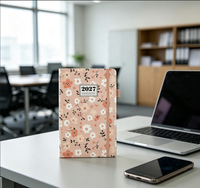 2027 Buku Agenda Kulit PU Premium A5 Terlaris untuk Perjanjian Kerja dan Perencanaan Harian