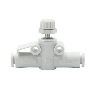 Raccords de vanne à papillon pneumatique SMC AS1002F-04A/AS2002F-06A/AS0252F/3002F-08/10/12A pour systèmes de cylindres - Product Image 4