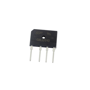 工場卸売ブリッジ整流ダイオード25A <span class=keywords><strong>1000V</strong></span> GBJ2510整流ブリッジ4ピンKBJ2510 KBJ25Mハイパワー25Aトランジスタ - Product Image 1