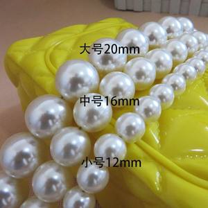 Bolsos de equipaje largos de lujo a la moda, accesorios, correas de hombro cruzadas, hebillas de perlas de aleación con cuentas, piezas especiales para bolsos, accesorios - Product Image 1