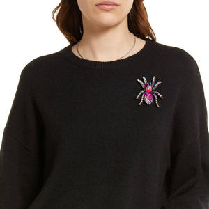 Vintage Cat Eye Spider Broche Coloré Strass Exagéré Insecte <span class=keywords><strong>Pin</strong></span> Rétro Partie & Costume Accessoire - Product Image 2