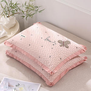 <span class=keywords><strong>Oreiller</strong></span> <span class=keywords><strong>de</strong></span> lit moderne 40x60cm en coton doux et respirant avec broderie papillon, protection du cou et rembourrage en coquilles <span class=keywords><strong>de</strong></span> <span class=keywords><strong>sarrasin</strong></span> - Product Image 4