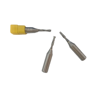 1/2 pouces 12.7mm tige TCT 2 cannelures vers le bas CNC routeur à bois fraise en bout pour fraisage panneau de particules