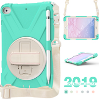 Béquille en silicone souple robuste prix de gros d'usine coque arrière en TPU étui antichoc tablette avec porte-crayon pour Mini 45