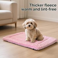 Tapis de lit pour chien confortable et doux, coussin durable pour cage, tapis de couchage universel pour chiens et chats, adapté pour cage, niche et usage intérieur