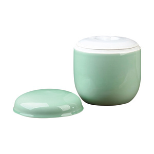 Urne en céramique de style européen américain et moderne pour l'humanité Cendres Résine Grave Relocation Supplies for Memorial Occasions - Product Image 4