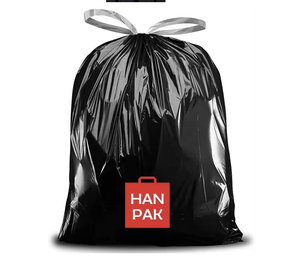 Factory Price Custom Brand Made in Vietnam Kitchen Product Recycle Flap Tie Trash Bag 200 Count Per Roll Wastebasket Bags - Product Image 2