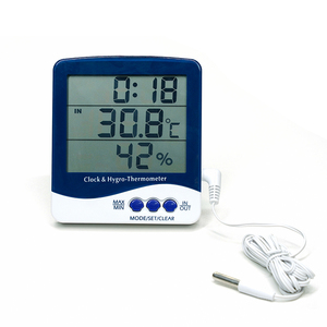 Termómetro e Higrómetro Digital para Interiores y Exteriores KH-SH110 con Medidor de Humedad, Instrumentos de Medición de Temperatura - Product Image 4
