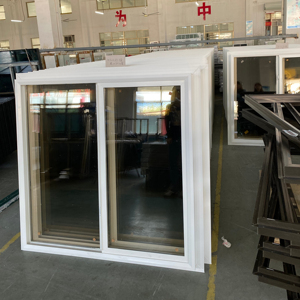 Fenêtre <span class=keywords><strong>coulissante</strong></span> en PVC anti-ouragan et résistante aux chocs, gris <span class=keywords><strong>anthracite</strong></span>, avec verre de sécurité feuilleté pour villa côtière (vente en gros) - Product Image 1