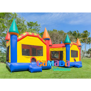 บ้านเป่าลมขนาด13x13พร้อมโบลเวอร์ปาร์ตี้สำหรับเด็กบ้านเด้งปราสาทกระโดดได้แบบทันสมัยใช้กลางแจ้ง - Product Image 5