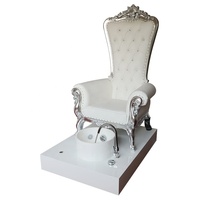 Style Baroque Simple Salon De Beauté Massage Moderne Électrique Princesse Manucure et Spa Dimensions Oeuf Noir Chaise De Pédicure Pas Cher