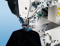 Nuevo Japón Jukis 7900 Tipo de cilindro Máquina de coser de enclavamiento superior e inferior Recorte de hilo automático Costura Suéter Polo Camisa
