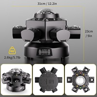 Lampu Sorot kepala bergerak 150W, lampu panggung Laser RG DMX, lampu disko RGB, Bar pesta Putar