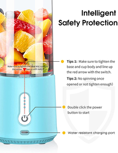 체육관 사용 단백질 셰이커 usb 충전식 블렌더 juicer 블렌더 휴대용 블렌더 - Product Image 5
