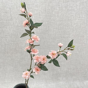 Fleurs de cerisier artificielles de haute qualité en soie colorée, 2 tiges, style moderne, 91 cm, pour la décoration de table de mariage et de la maison - Product Image 4