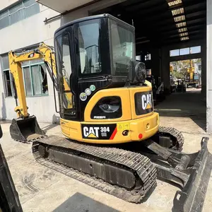 304CR CAT二手日本建筑重型机械迷你二手橡胶轮胎挖掘机