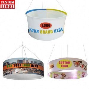 Letrero Colgante Impreso Personalizado, Banner de Tela Tensada para Techo, para Exhibición Portátil, Feria Comercial, Publicidad, Soporte para Banner - Product Image 1