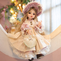 Jouet en peluche 45cm 1/4 BJD poupée articulée personnalisable jouet Figure jouer maison poupée vêtements accessoires ciblés pour jouet animaux