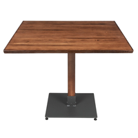 Tables et chaises en bois de style industriel européen pour restaurants et cafés pour les clients et les propriétaires de cafés