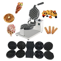 Meilleures plaques de rechange professionnelles pour gaufrier électrique, équipement de cuisine en gros, machine à gaufres bulles en promotion