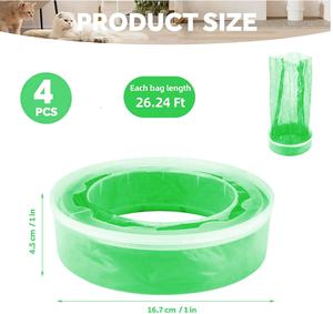 Bolsa de cubo para pañales perfumada Tomme e Angelcar e Recarga Bolsa de recarga de pañales de bebé desechable plegada - Product Image 3