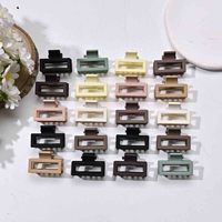 Clips à cheveux miniatures modernes et mignons de couleur Morandi, minimalistes, à motif uni, pinces à mâchoires pour femmes, accessoires de cheveux quotidiens
