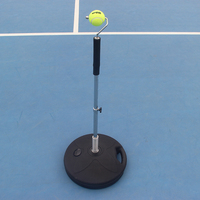 Entraîneur de pickleball et de tennis portable et léger, accessoires d'entraînement de balle rétractables