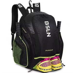 Grands sacs de tennis pour femmes, sac à dos avec compartiment ventilé pour chaussures et poche isotherme, capacité de 2 raquettes de pickleball - Product Image 1