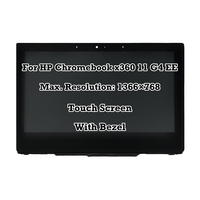 Pantalla LCD de Repuesto para Laptop de 11.6'' para HP Chromebook X360 11 G4 Edición Educativa, Pantalla Táctil HD con Marco