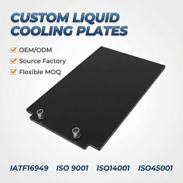 Custom Sheet Metal Fabrication Service DC Air Conditioner Aluminum Liquid Cooling Plate for 5G Communication Server