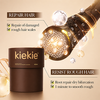Masque capillaire à l'acide hyaluronique et au thé, KieKie Cyclic Hexapeptide, réparation profonde des cheveux abîmés et décolorés, hydratation et brillance, 600 ml en stock
