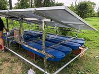 Aérateur solaire hors réseau à bulles fines 750W/1100W/1500W haute productivité pour l'oxygénation des bassins piscicoles en aquaculture