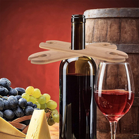 Étagère à bouteilles de vin en bambou écologique personnalisable avec un design multifonctionnel pour un rangement gain de place