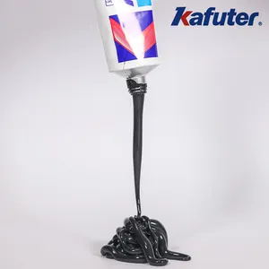 Дешевый силиконовый герметик kafuter K-704B многоцелевой черный клей RTV