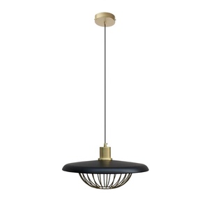 โคมไฟแขวนสีดำ 1xE27 ขนาด 35x35 ซม. เหมาะสำหรับให้แสงสว่างในพื้นที่ด้วยสไตล์ที่ทันสมัยและใช้งานได้จริง - Product Image 1