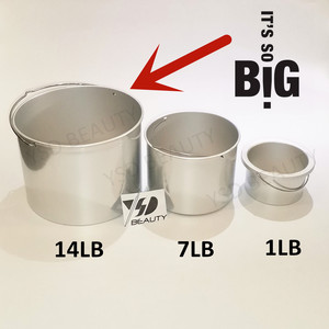 Chuyên Nghiệp 10lbs Siêu Lớn Kim Loại Không Gỉ Sáp Duy Nhất Nồi Trắng Điện Sáp Nóng Melter Burner Ấm Hơn Máy - Product Image 3