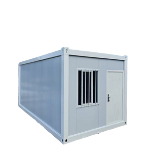 Maison-conteneur détachable de 20 pieds Cabine modulaire Petite maison Préfabriquée Camp de secours Sauvetage d'urgence Maison mobile Design moderne EPS - Product Image 1