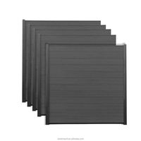 Panel Dinding Eksterior WPC 6ft, Papan Pagar WPC, dan Cladding Dinding Eksterior WPC untuk Dinding Luar