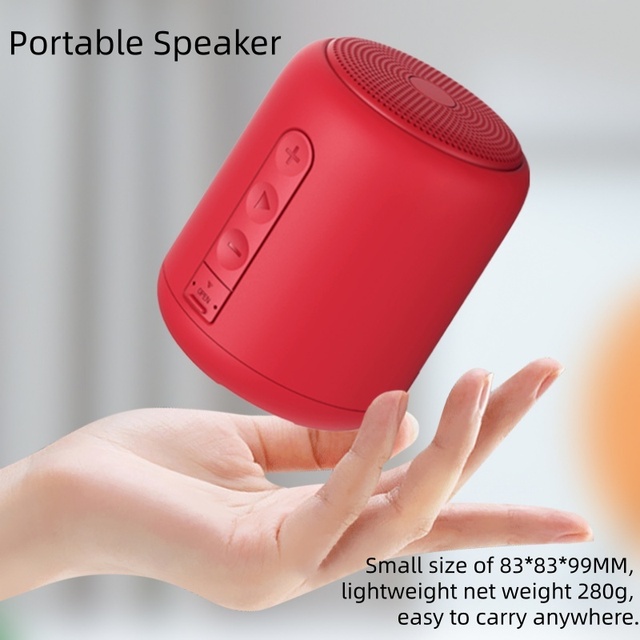 Waterproof for 5.4 Wireless Speaker 5W Mini Boombox 1200mAh Battery Support Hands-Free Calling Computer Kitchen Bathroom
