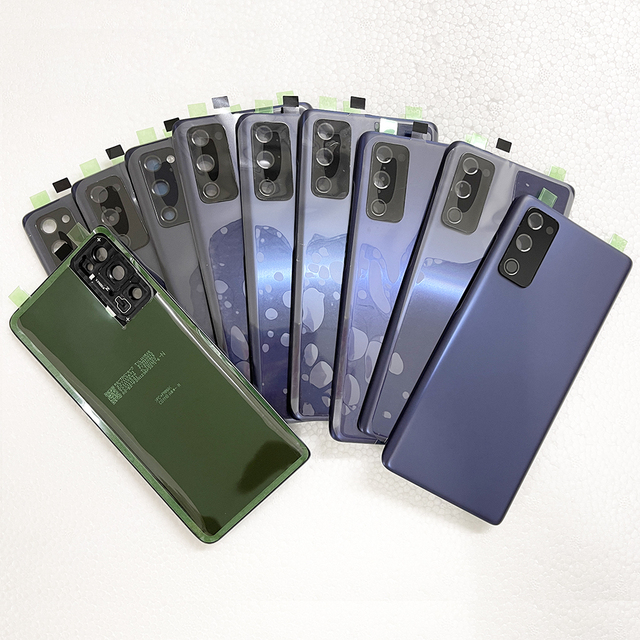 High Quality Original Mobile Phone Back Cover With Camera Frame for Samsung Galaxy G780F S20 FE Phone Shell Middle Frame Housing