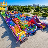 Parcours d'obstacles gonflable certifié CE, parc aquatique gonflable, jeux gonflables d'obstacles aquatiques, châteaux gonflables d'obstacles