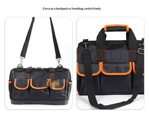 Customized Heavy Duty Multi-pocket Comfortable Convenient Oxford Electrical Work Tool Backpack Electrician Tool Bag - Product Image 2