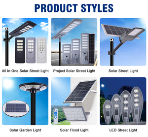 Nouvelle conception de lampadaire extérieur à intensité variable, grande zone éclairée, 30 watts, tout-en-un, éclairage solaire de jardin - Product Image 5