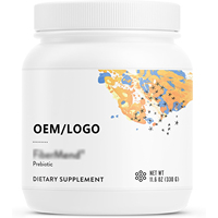 Poudre de fibres prébiotiques en marque blanche OEM, Complément alimentaire prébiotique pour la santé intestinale, Complément en poudre personnalisé en marque blanche