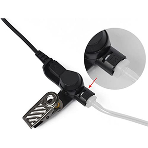 Il personale sportivo di alta qualità da 3.5mm ascolta solo l'orecchio del tubo acustico con un paio di auricolari medi per microfoni di altoparlanti - Product Image 5
