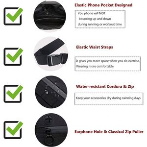 Free Sample Lightweight <b>Waterproof</b> 900D Nylon Conceal Chest <b>Pouch</b> Holster Zipper Chest Rig Vest Built-In Phone Holder for - Product Image 6
