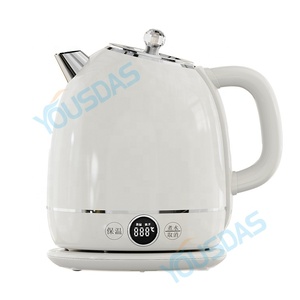 Retro Design Smart Home <span class=keywords><strong>Appliances</strong></span> Cozinha Chaleira Elétrica Parede Dupla Aço Inoxidável Controle de Temperatura Sem Fio 1.8L Toque - Product Image 2