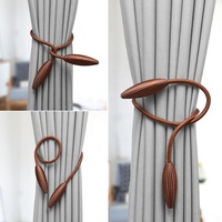 Clips d'embrasse pour rideaux torsadés à la maison Drapé de fenêtre décoratif Embrasses flexibles Modélisation aléatoire Porte-rideaux Draperies Retenue